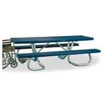 View WXT Series: Universal Access Table w/ V-Type Thermo-plastic Coated Expanded Steel Top & Seats ( AI-1615 )