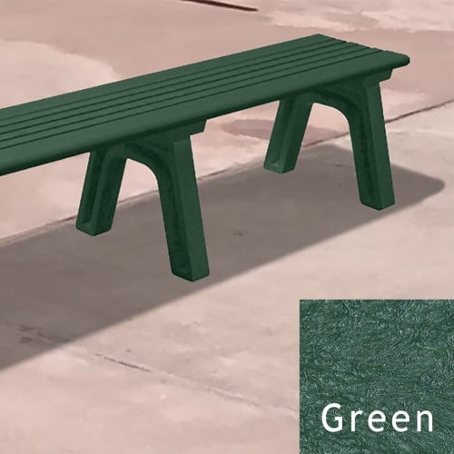 CAD Drawings Polly Products Cambridge 6' Flat Bench (ASM-CB6F)