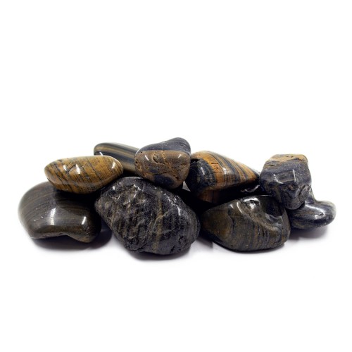 CAD Drawings Minick Materials Decorative Rock: Polished Striped Pebbles