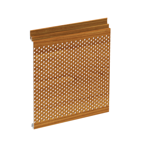 CAD Drawings BIM Models Longboard® Architectural Products 6'' Smooth Plank Perforated