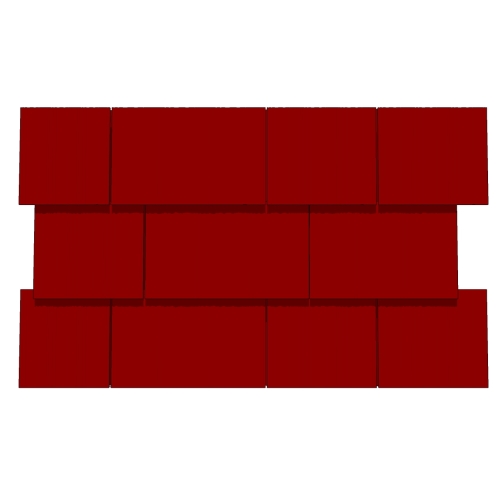 CAD Drawings EcoStar LLC Empire Shake™ Synthetic Shake Roof Tiles