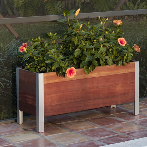 CAD Drawings BIM Models DeepStream Designs Mariner Planters: Wood or Recycled Plastic Lumber