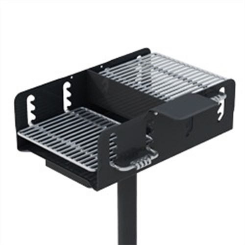 View Charcoal Grills: Twin Grate Multilevel Park Grill ( N2-2032 )