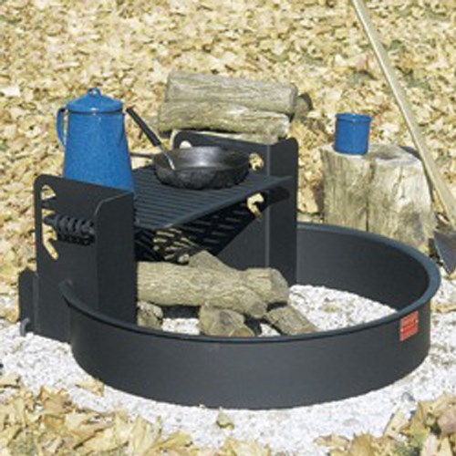View Campfire Rings: Fire Barrier Multilevel Firering with Tip Back Anchors ( L-32 )
