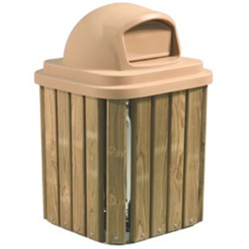 View TRQ Series - Trash and Recycling Square Receptacles