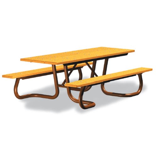 View WXT Series: Universal Access Table w/ Recycled Plastic Top & Seat Planks ( AI-1616 )