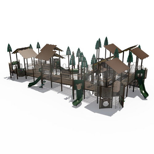 CAD Drawings Superior Recreational Products | Playgrounds Nature (SRPFX-50115-R1)