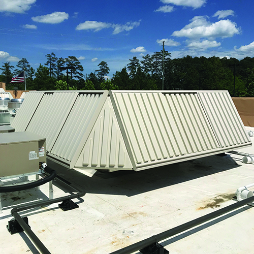 CAD Drawings BIM Models CityScapes, Inc. Envisor® Canted Screening Systems