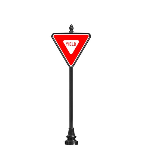 View Complete 36" Yield Sign with SB-94 Base