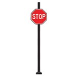 View Complete Stop Sign with SBQ-14 Base
