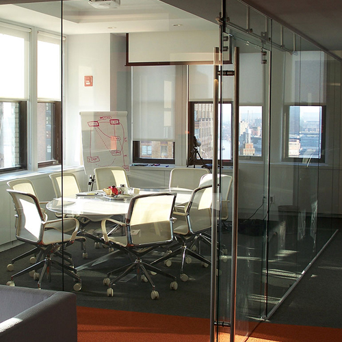 CAD Drawings BIM Models Avanti Systems USA Frameless Glass Partition Systems: Solare™ Acoustic Single Glazed - Architects Package