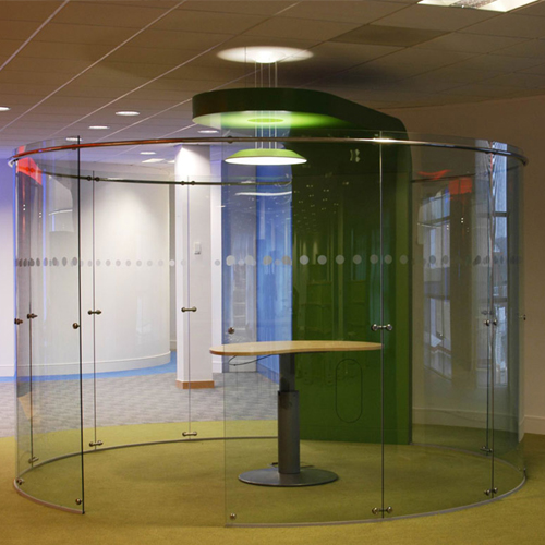 CAD Drawings BIM Models Avanti Systems USA Freestanding Glass Partition System: Elite™ - Architects Package