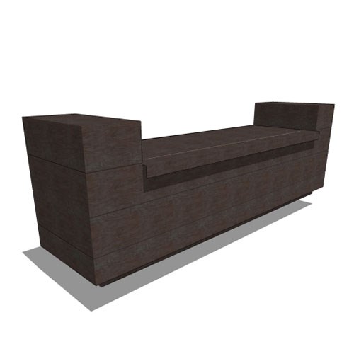 View Madera Fiberglass Bench With Storage Option (2 Armrests)