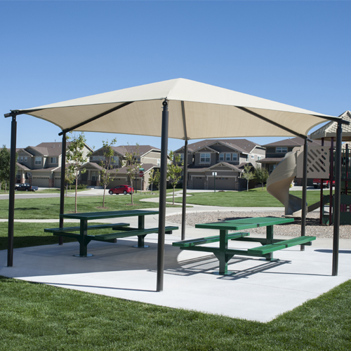 CAD Drawings BIM Models Superior Recreational Products | Shade Hexagon Hip Shades