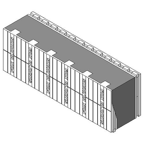 CAD Drawings BIM Models Fox Blocks Taper Top Block