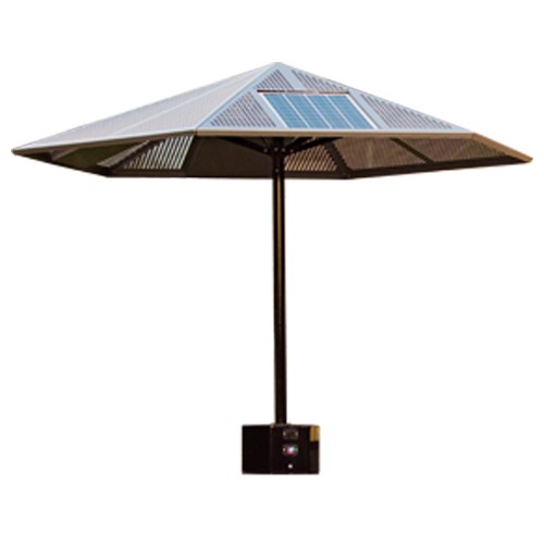 View Solar Panel Umbrella