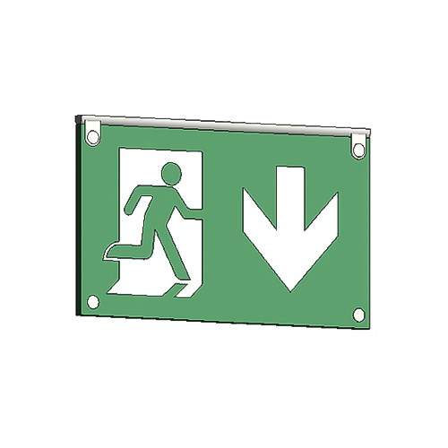 View RM Architectural Series Exit Signs: 75 Ft. Rated Visibility