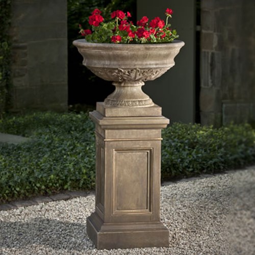 View Cast Stone Collection: Coachhouse Cast Stone Urn and Pedestal