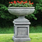 View Cast Stone Collection: St.Louis Cast Stone Urn and Pedestal