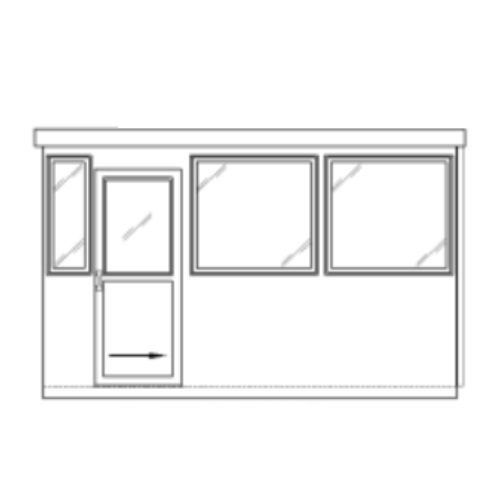 CAD Drawings Par-Kut International, Inc Standard 8' X 12' Booth