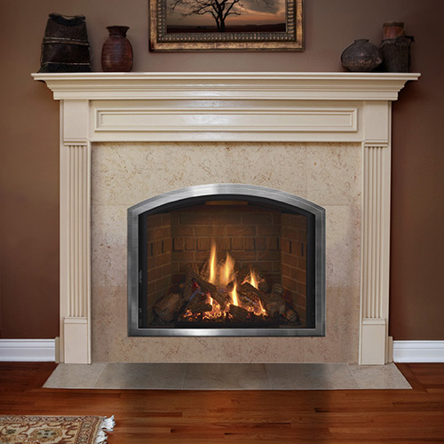 CAD Drawings BIM Models Mendota Hearth Products Gas Fireplaces: Model FV34 Arch FullView