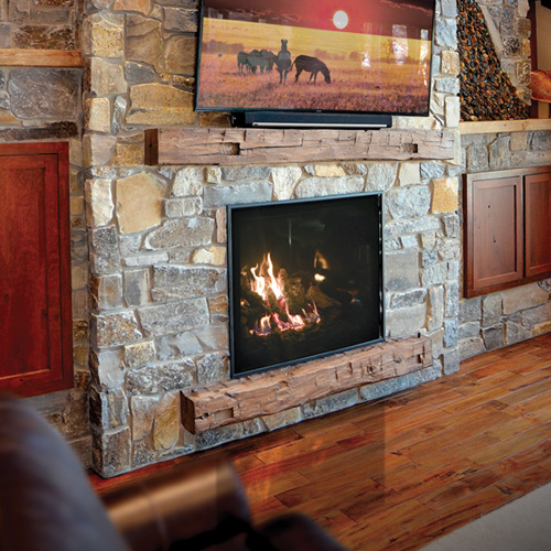 CAD Drawings BIM Models Mendota Hearth Products Gas Fireplaces: FV46 FullView