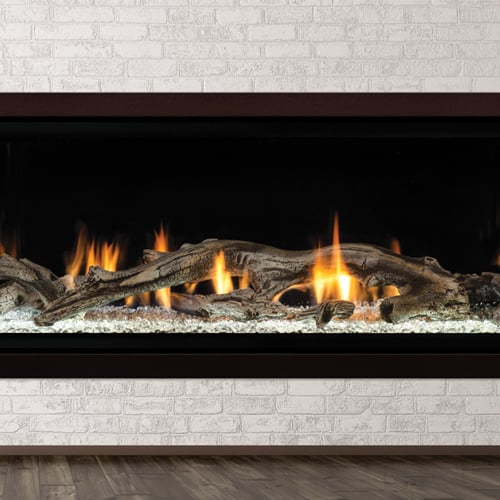 CAD Drawings BIM Models Mendota Hearth Products Gas Fireplaces: Model ML60 Timberline/Décor