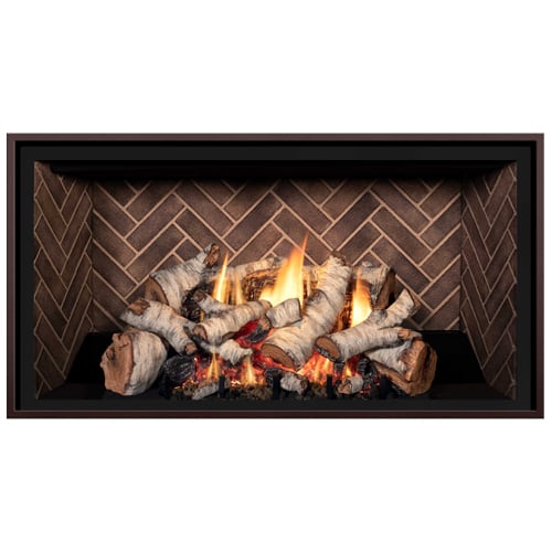 CAD Drawings BIM Models Mendota Hearth Products Gas Fireplaces: Model FV48 FullView