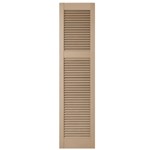 View Specialty Louvered Vinyl Shutters