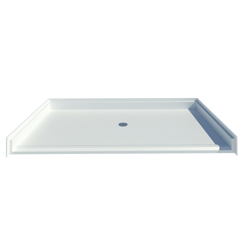 CAD Drawings BIM Models Comfort Designs Bathware Cast Acrylic - Accessible Shower Bases with Curbs
