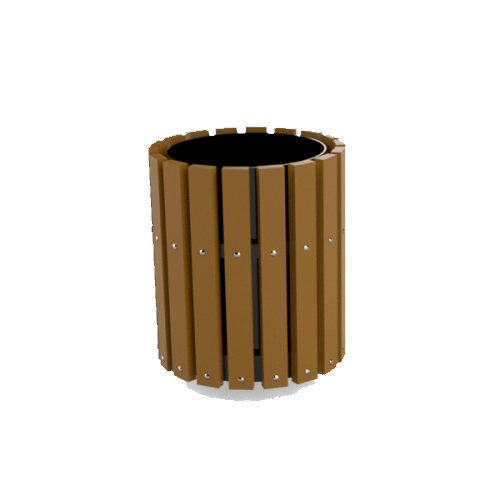 CAD Drawings PW Athletic Trash Receptacle: Model 1150