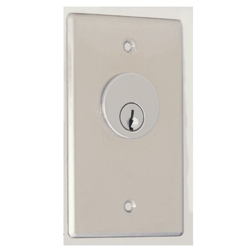 View  CM-1200 & CM-2200 Series: Key Switches - Stainless Steel Faceplate, Flush