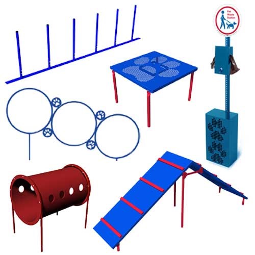 View Combination Course, Small Dog Area, 6 Pieces (BARK-CMBKIT)