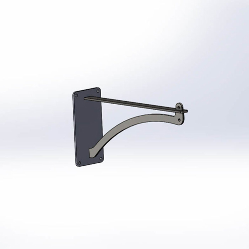 CAD Drawings BIM Models EarthPlanter Self Watering Planters Double Arm Bracket