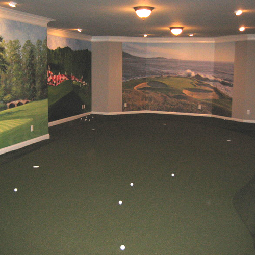 CAD Drawings Tour Greens Indoor Putting Greens
