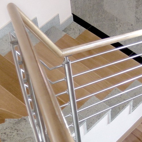 View Wood Handrail System