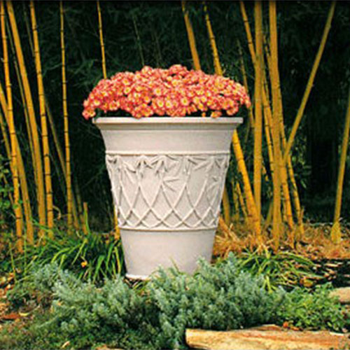 CAD Drawings Longshadow® Planters & Garden Ornaments, Classic Garden Ornaments, Ltd.® Bamboo Leaf Planter