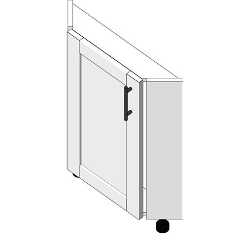 View Cabinet Revit Object: OFF Corner 1 Full Height Door