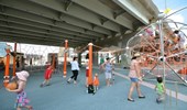 Play Features at Underpass Park