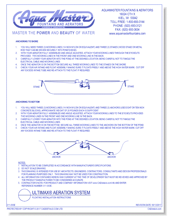 Ultimax® Floating Installation Instructions