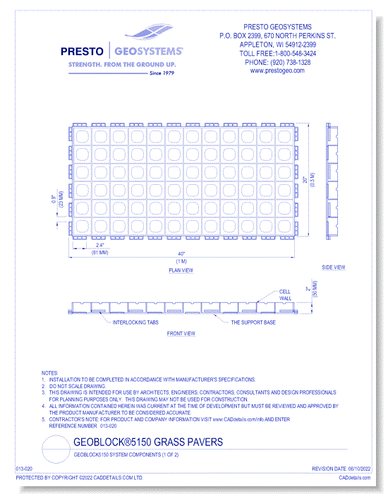 Geoblock5150 System Components (1 of 2)