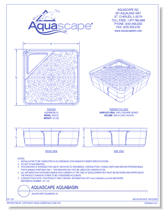 Aquascape Aquabasin: 30