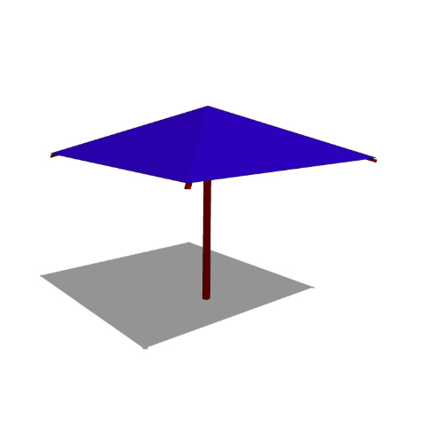 QRI110 - 12' x 12' x 8' Square Umbrella