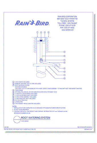 Root Watering System - RWS Series