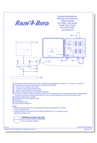Tipping Rain Gauge - ETM-LXM