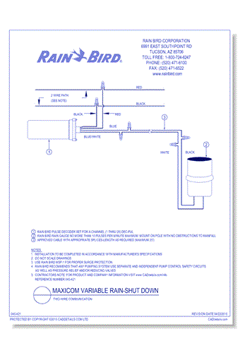 Rain-Gauge Sensor, Link Secondary Communication