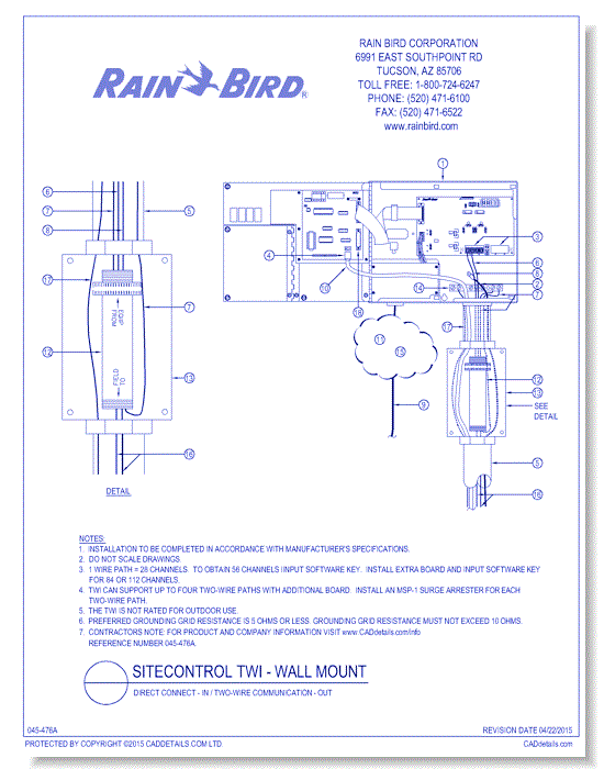 TWI (Two-Wire Interface) Two-Wire Communication Wiring Diagram 1 of 2