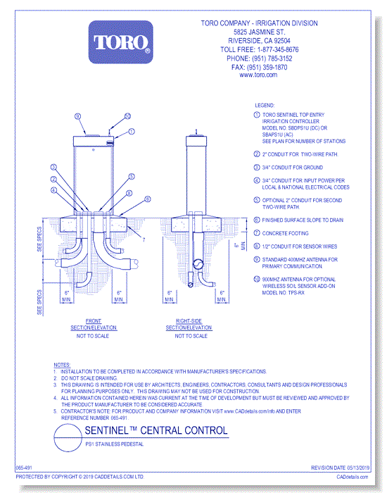 PS1 Stainless Pedestal