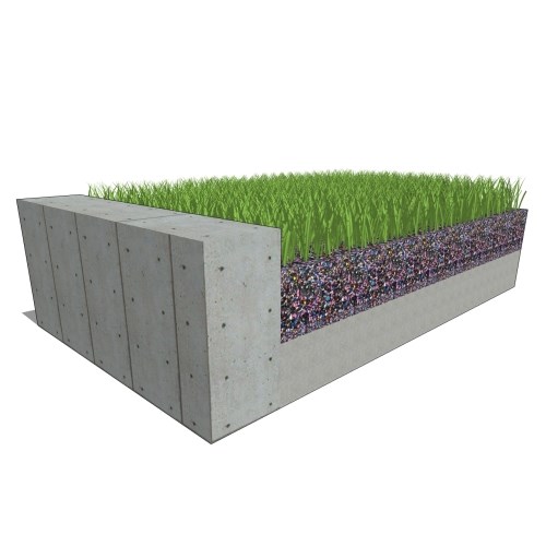 PlayBound™ TurfTop with Infill Details: Flush; Vertical Tuck; Saw Cut