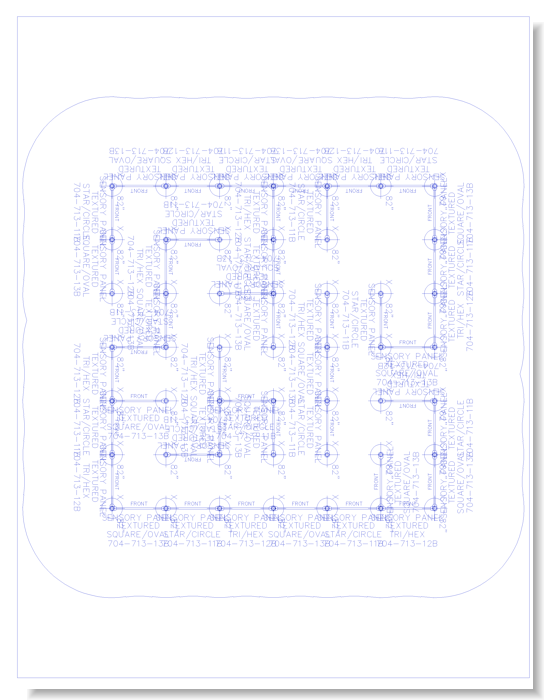 Model 704-S082J: Sensory Maze Large Maze